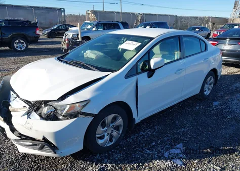 2014 Honda Civic Lx из США, поврежденный, VIN 19XFB2F53EE034810